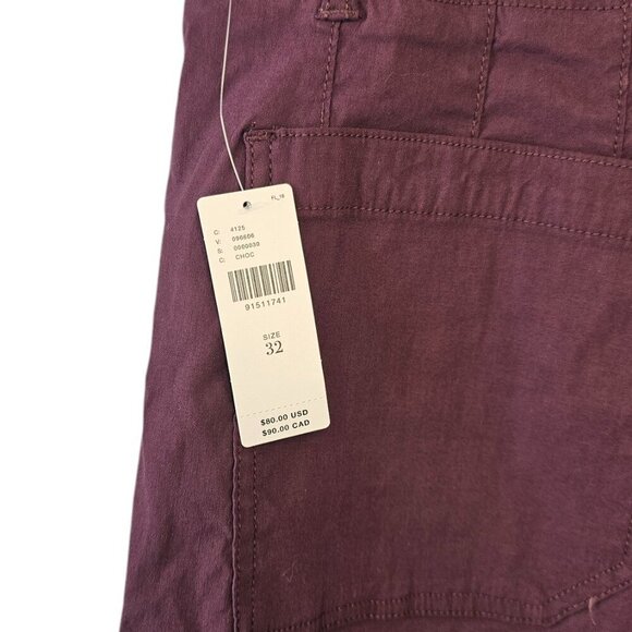 Anthropologie Maeve The Colette Shorts - Linen Blend, High Rise Stretch, Size 32 - Picture 7 of 9